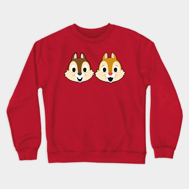 Cartoon Chipmunks Crewneck Sweatshirt by LuisP96